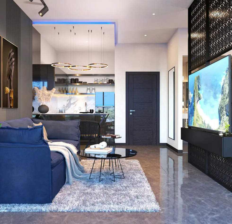 Living room of the two-bedroom residence — 2