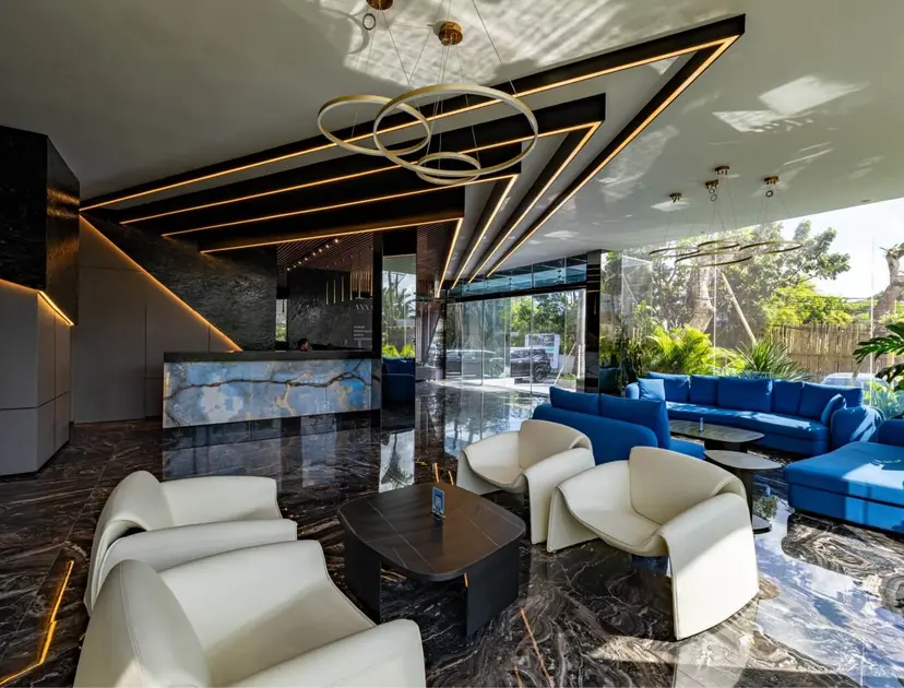 Clubhouse lobby lounge